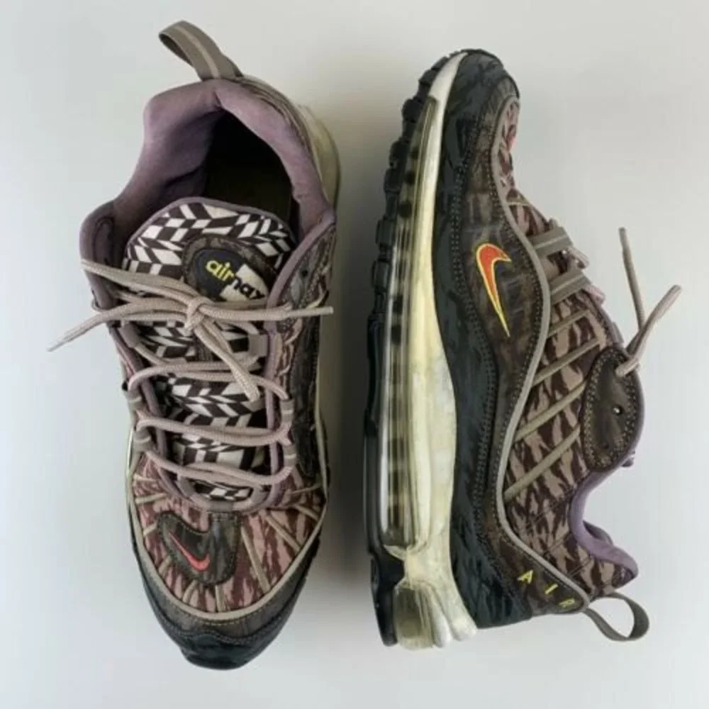 Nike Air Max 98 AOP Camo Mens Size 12 AQ4130-200 Rare - Picture 1 of 12